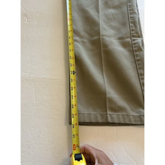 Carhartt Khaki 36x30 Chino Pants Relaxed Fit Washed Twill Tan Mens Casual Logo - Picture 11 of 12